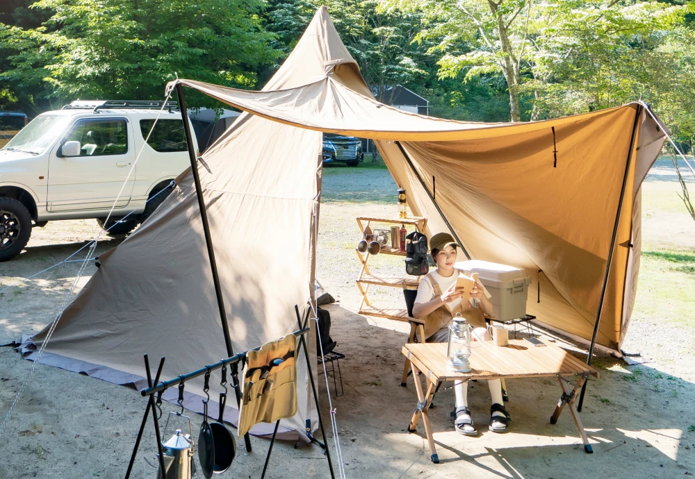 where to use a pyramid tent